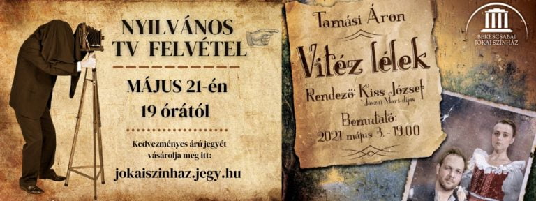 Nyilvános felvétel, május 21-én, 19 órától