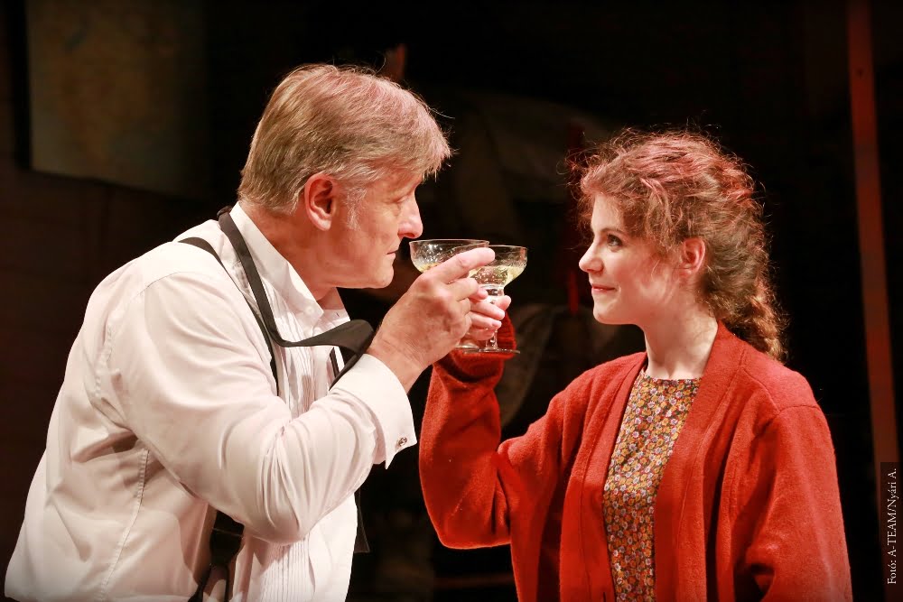 Bartus Gyula és Kiss Viktória a Pezsgős vacsorában