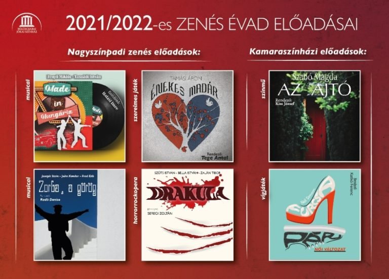 A zenés évad nagyszínpadi és kamaraszínházi kínálata