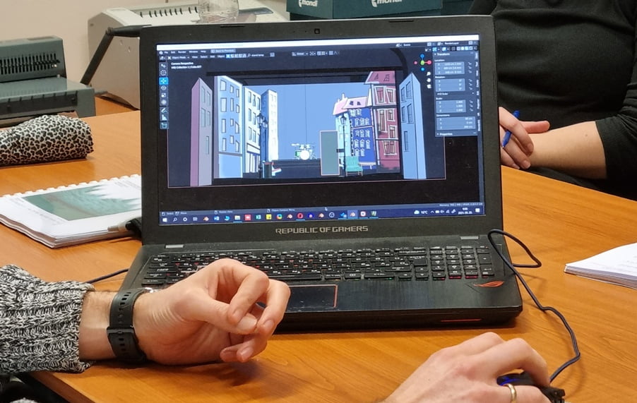 Egyed Zoltán látványterv részlete a Made in Hungária előadáshoz