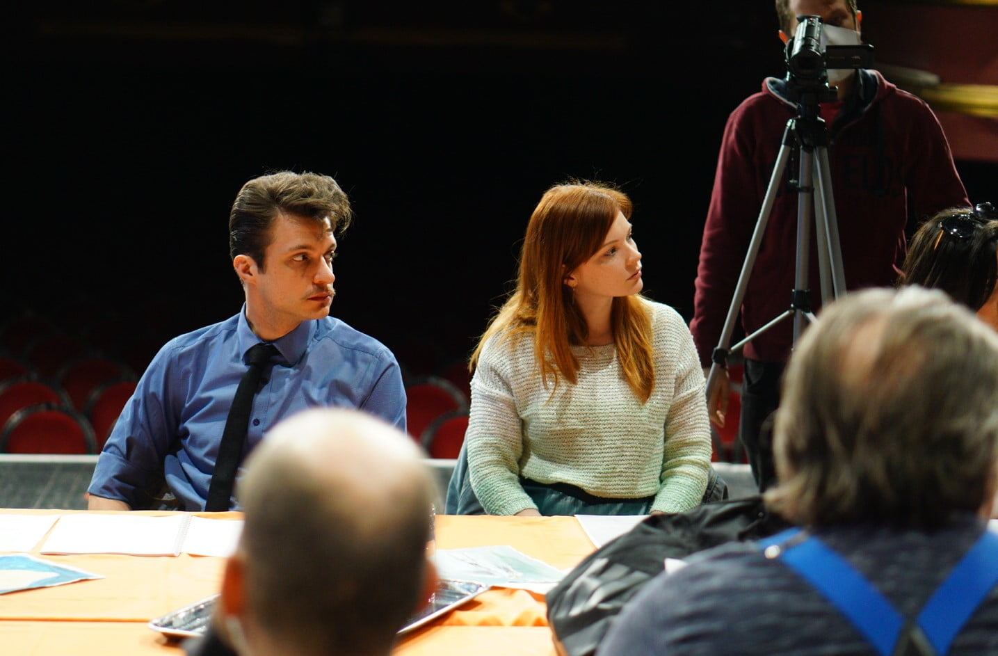 Ormándy M. Keve és Papp Barbara a Tihany tündér olvasópróbáján